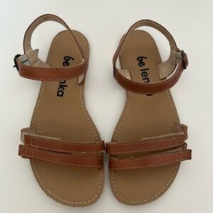 BeLenka Leather Sandals Barefoot Size 36 Tan